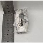 Carti si Birotica - Birotica - Accesorii de birou - Foarfece si cuttere - Cutter pentru Cutii, Flippy, Varf Rotunjit si Zimtat, Tip Breloc, 6.5x3.5 cm, Alb - Infinity.ro