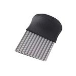 Casa si Gradina - Bucatarie si vesela - Vesela si tacamuri - Cutite si seturi de cutite - Cutit pentru Cartofi Ondulati, Flippy, pentru Legume, Forma Ondulata, Usor de Utilizat, Taiere, Negru - Infinity.ro