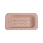 Casa si Gradina - Bucatarie si vesela - Organizare si depozitare bucatarie - Scurgator vase - Cos pentru Scurgere Chiuveta de Bucatarie, Flippy, Plastic, Telescopic, 36x20x5 cm, Roz - Infinity.ro