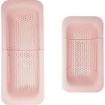 Casa si Gradina - Bucatarie si vesela - Organizare si depozitare bucatarie - Scurgator vase - Cos pentru Scurgere Chiuveta de Bucatarie, Flippy, Plastic, Telescopic, 36x20x5 cm, Roz - Infinity.ro