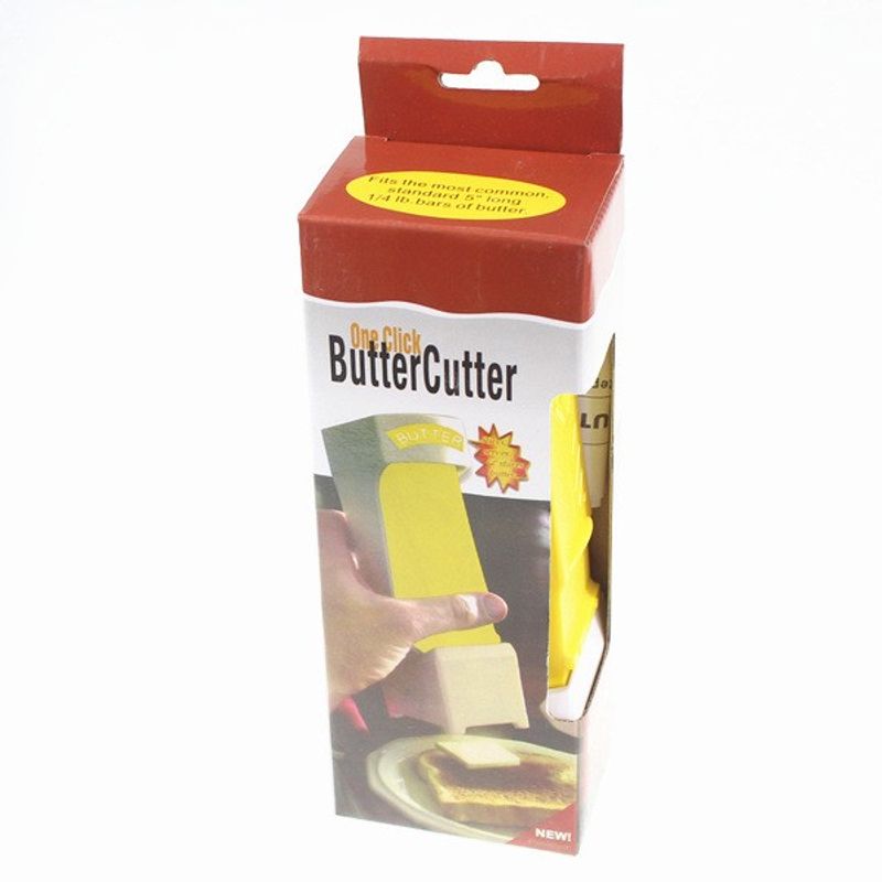 Casa si Gradina - Bucatarie si vesela - Ustensile bucatarie - Feliatoare si taietoare manuale - Feliator manual de unt Flippy, material plastic, design usor si practic, 20x6x8.5 cm, Butter Cutter, alb - Infinity.ro