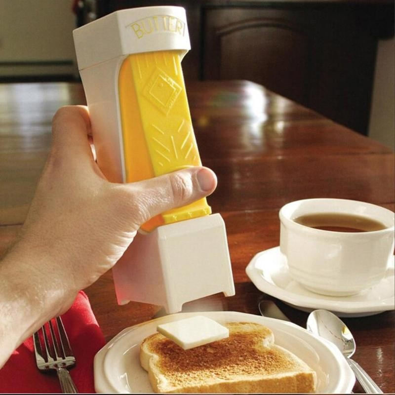 Casa si Gradina - Bucatarie si vesela - Ustensile bucatarie - Feliatoare si taietoare manuale - Feliator manual de unt Flippy, material plastic, design usor si practic, 20x6x8.5 cm, Butter Cutter, alb - Infinity.ro