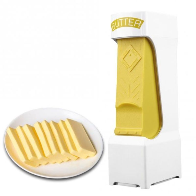 Casa si Gradina - Bucatarie si vesela - Ustensile bucatarie - Feliatoare si taietoare manuale - Feliator manual de unt Flippy, material plastic, design usor si practic, 20x6x8.5 cm, Butter Cutter, alb - Infinity.ro