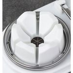 Electronice si Electrocasnice - Electrocasnice bucatarie - Mixere, tocatoare & roboti de bucatarie - Feliatoare - Feliator multifunctional Flippy pentru oua, mozzarela, fructe, 2 forme de feliere, agatatoare, 20 cm, Alb - Infinity.ro