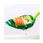Casa si Gradina - Bucatarie si vesela - Ustensile bucatarie - Polonice, linguri si clesti de bucatarie - Ustensila bucatarie universala tip frunza, material ABS, creativa, design unic si modern, 30x9.5 cm, verde - Infinity.ro
