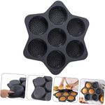 Casa si Gradina - Bucatarie si vesela - Vase pentru gatit - Tavi copt - Forme de Silicon pentru Copt, Flippy, 7 Forme Rotiunde, pentru Burgeri si Prajituri, 38.5 x 4 cm, Negru - Infinity.ro