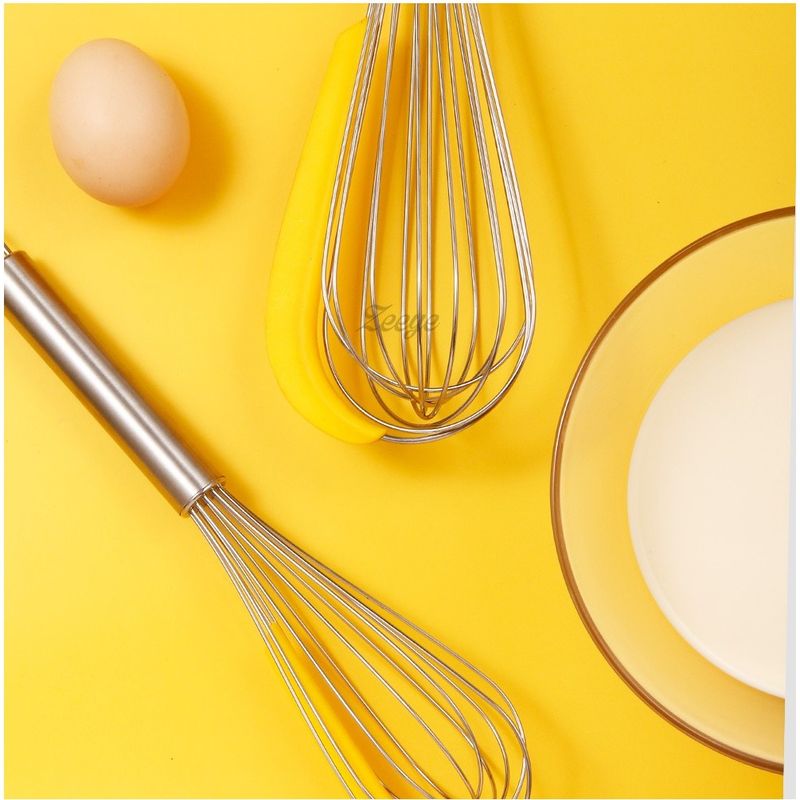 Casa si Gradina - Bucatarie si vesela - Ustensile bucatarie - Polonice, linguri si clesti de bucatarie - Set 3 ustensile pentru bucatarie Flippy, 2 teluri, un separator oua, inox/silicon, Galben - Infinity.ro