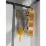 Casa si Gradina - Bucatarie si vesela - Ustensile bucatarie - Polonice, linguri si clesti de bucatarie - Set 3 ustensile pentru bucatarie Flippy, 2 teluri, un separator oua, inox/silicon, Galben - Infinity.ro