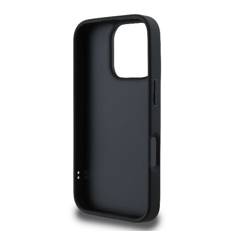 Laptop, Telefoane si Tablete - Telefoane mobile si accesorii - Accesorii Telefoane - Huse telefoane - Husa pentru iPhone 16 Pro Max - Karl Lagerfeld Diagonal Quilted Script (KLHCP16XPQDSMGK) - Negru - Infinity.ro