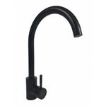 Casa si Gradina - Sanitare - Chiuveta bucatarie si accesorii - Baterii bucatarie - Baterie bucatarie MIXXUS SUS-011-2 BLACK din otel inoxidabil, Monocomanda, Racorduri incluse - Infinity.ro