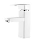 Casa si Gradina - Sanitare - Lavoar baie si accesorii - Baterii sanitare - Baterie baie din plastic, PLAMIX Kub-001 Alb - Infinity.ro