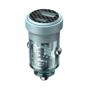 Incarcator pentru Masina, Type-C, USB, PD30W - Havit (CC2016) - Albastru