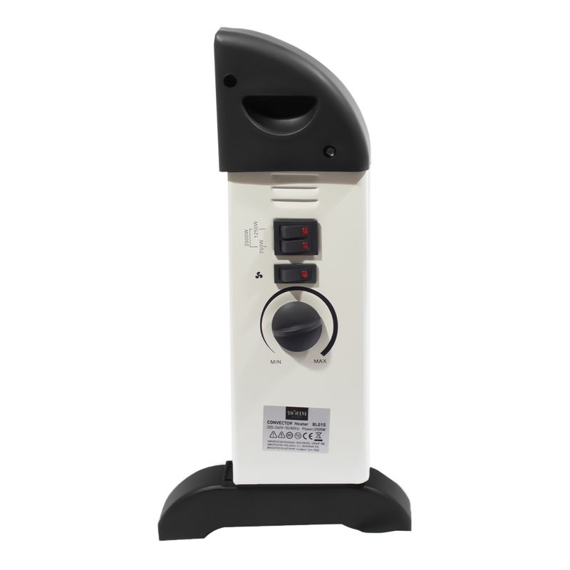 Electronice si Electrocasnice - Climatizare si sisteme de incalzire - Aparate incalzire aer - Aeroterme - Radiator electric cu ventilator turbo BL01S BoHM, 2000 W, Timer pana la 24 h, Suprafata de incalzire 20-25 m² - Infinity.ro