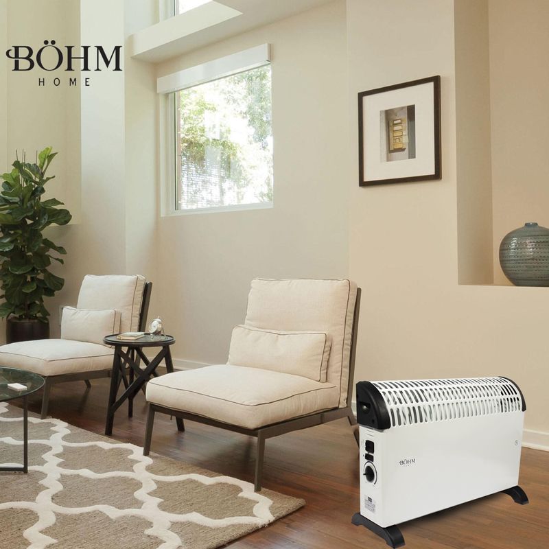 Electronice si Electrocasnice - Climatizare si sisteme de incalzire - Aparate incalzire aer - Aeroterme - Radiator electric cu ventilator turbo BL01S BoHM, 2000 W, Timer pana la 24 h, Suprafata de incalzire 20-25 m² - Infinity.ro