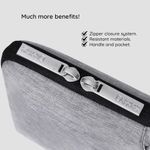 Laptop, Telefoane si Tablete - Laptopuri si accesorii - Accesorii Laptop - Genti laptop - Geanta Laptop 13" - 14" - CanvasArtisan (L3-C12) - Light Gri - Infinity.ro