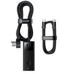 Laptop, Telefoane si Tablete - Telefoane mobile si accesorii - Accesorii Telefoane - Incarcatoare telefoane - Incarcator 3xAC, 2xUSB, 2x Type-C, 65W, Cablu 100W - Baseus (PSLA020101) - Negru - Infinity.ro