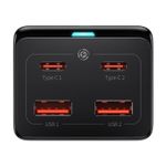 Laptop, Telefoane si Tablete - Telefoane mobile si accesorii - Accesorii Telefoane - Incarcatoare telefoane - Incarcator/Cablu de alimentare GaN3 Pro 100W - Baseus (PSZM000201) - Negru - Infinity.ro