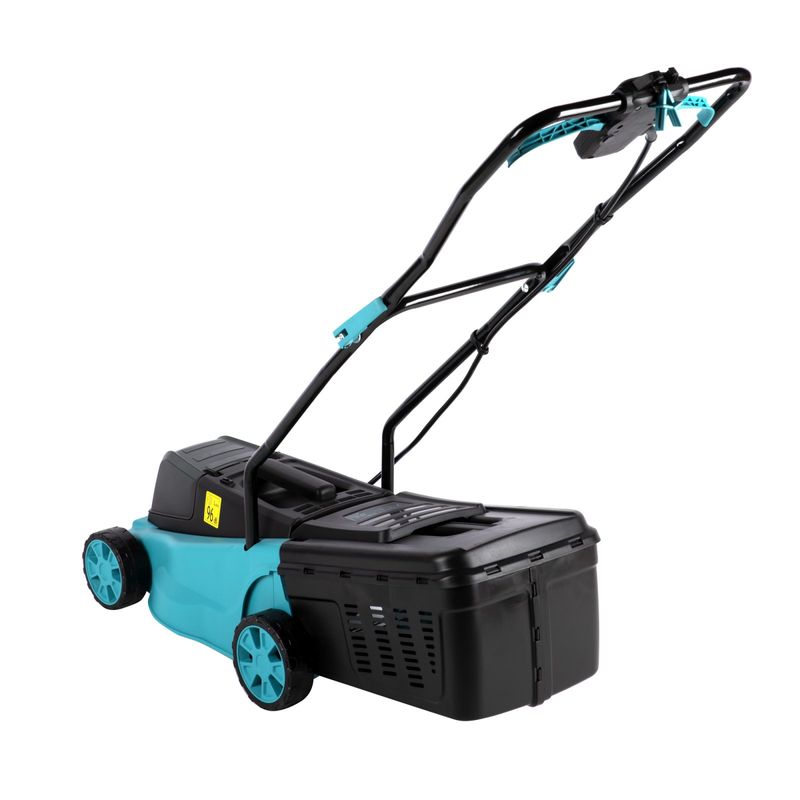 Casa si Gradina - Gradinarit si plante - Utilaje gradina - Masini de tuns iarba - Masina de tuns gazon Detoolz, 18V, latime de taiere 32cm, colector 20L + Incarcator + 2 acumulatori - Infinity.ro
