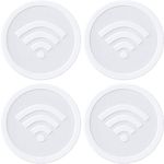 Casa si Gradina - Decoratiuni - Stickere decorative - Set stickere, indicator, Wifi gratuit, autocolant, 4 buc, 8x8 cm - Infinity.ro
