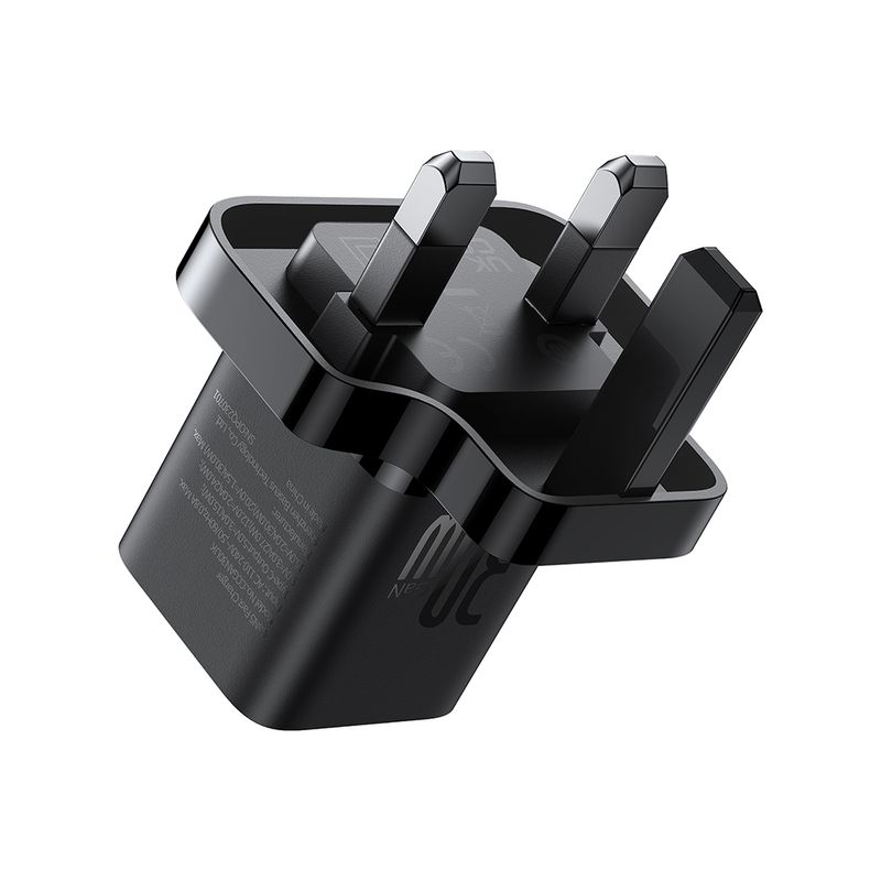 Laptop, Telefoane si Tablete - Telefoane mobile si accesorii - Accesorii Telefoane - Incarcatoare telefoane - Incarcator UK Type-C, 30W, P69, Policarbonat, Baseus GaN5 P10110906113 00, P69, Policarbonat, Black - Infinity.ro