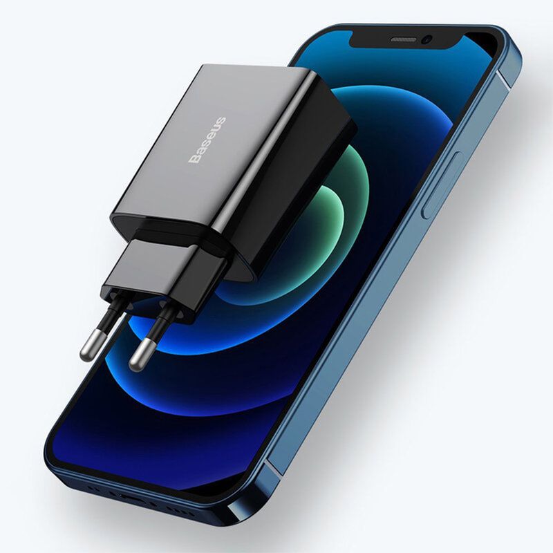 Laptop, Telefoane si Tablete - Telefoane mobile si accesorii - Accesorii Telefoane - Incarcatoare telefoane - Incarcator USB-C, 20W, P61, Baseus Speed Mini CCFS SN01, P61, Black - Infinity.ro