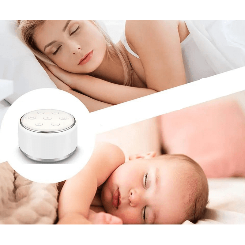 Laptop, Telefoane si Tablete - Wearables si gadgeturi - Gadgeturi - Accesorii SMART - Dispozitiv Sunete Albe, Danex, 34 sunete, pentru copii si adulti, portabil, timer, Lampa de veghe, White noise, Alb - Infinity.ro