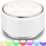 Laptop, Telefoane si Tablete - Wearables si gadgeturi - Gadgeturi - Accesorii SMART - Dispozitiv Sunete Albe, Danex, 34 sunete, pentru copii si adulti, portabil, timer, Lampa de veghe, White noise, Alb - Infinity.ro