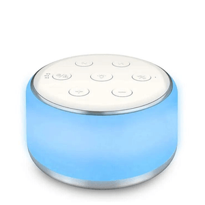 Dispozitiv Sunete Albe, Danex, 34 sunete, pentru copii si adulti, portabil, timer, Lampa de veghe, White noise, Alb