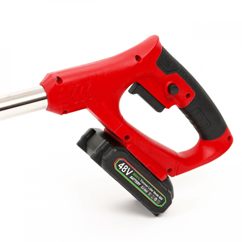 Casa si Gradina - Gradinarit si plante - Utilaje gradina - Trimmere electrice - Trimmer (motocoasa electrica ) LIDER , 1 baterie 48V , rosu - Infinity.ro