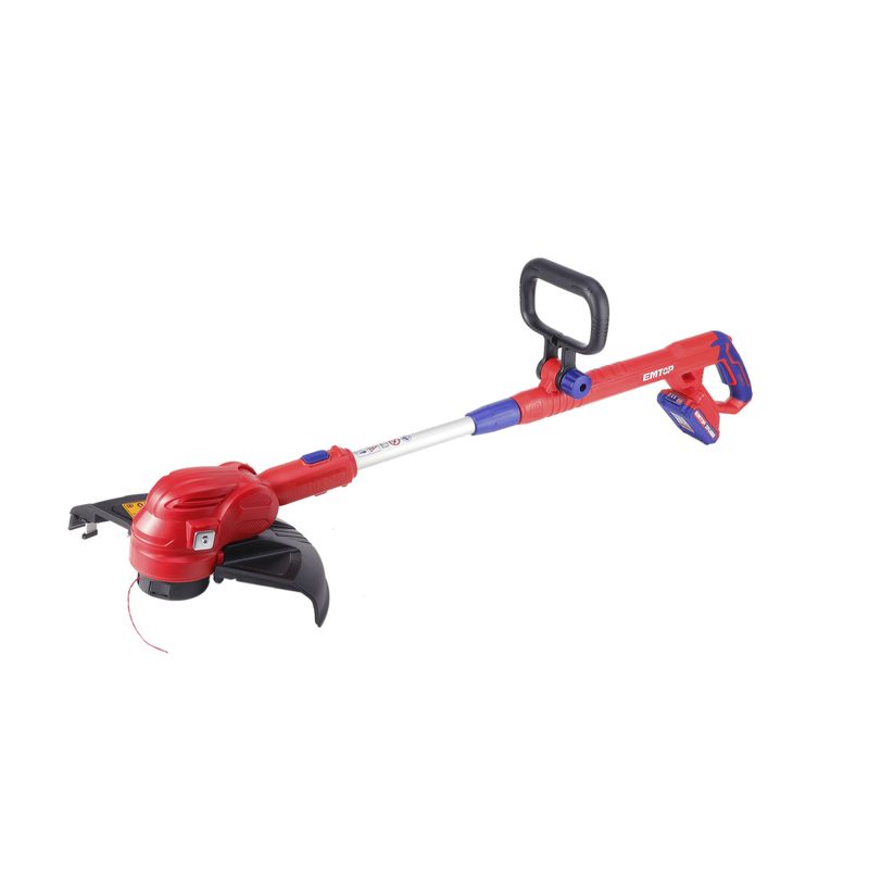 Casa si Gradina - Gradinarit si plante - Utilaje gradina - Trimmere electrice - Motocoasa electrica/Trimmer cu 1 acumulator 2.0AH, maner reglabil, 2.0AH, 300mm - ELGT203285, EMTOP - Infinity.ro
