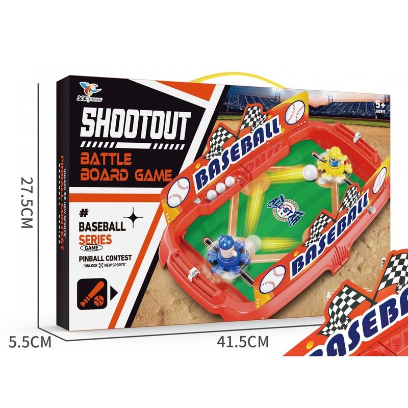 Jucarii, Copii si Bebe - Jucarii si jocuri - Jocuri si puzzle - Jocuri de societate - Joc de Masa Interactiv de Baschet pentru Copii, Flippy, 4 Mingi, Tabela Scor, 40.7x27x14.5 cm, Multicolor - Infinity.ro