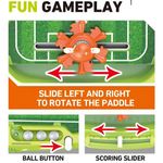Jucarii, Copii si Bebe - Jucarii si jocuri - Jocuri si puzzle - Jocuri de societate - Joc de Masa Interactiv de Fotbal pentru Copii, Flippy, 4 Mingi, Tabela Scor, 40.7x27x14.5 cm, Multicolor - Infinity.ro