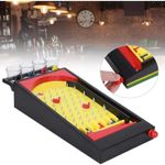 Jucarii, Copii si Bebe - Jucarii si jocuri - Jocuri si puzzle - Jocuri de societate - Joc de societate Pinball cu pahare pentru shoturi Flippy, 40 x 17,7 cm, galben - Infinity.ro