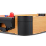 Sport si Outdoor - Alte sporturi - Mese fusball - Masa Air Hockey Graffiti fara Picioare, Flippy, Lemn, 2 Pucuri, Tabela Scor, 2 Impingatoare, 76x38x9 cm, Maro - Infinity.ro