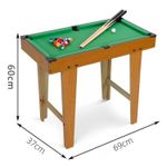 Sport si Outdoor - Alte sporturi - Biliard - Mini Masa de Biliard pentru Copii, Flippy, Durabil, Usor de Transportat, 2 Tacuri, 16 Bile, 69x37x60 cm - Infinity.ro