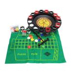 Jucarii, Copii si Bebe - Jucarii si jocuri - Jocuri si puzzle - Jocuri de societate - Joc de Ruleta Flippy, cu Pahare de Shot si Plansa de Joc Blackjack, 31 cm, Multicolor - Infinity.ro
