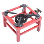 Sport si Outdoor - Camping - Bucatarie de camping - Arzatoare si accesorii - Pirostrie patrata din metal R02, 4 picioare, 2 robineti - Infinity.ro