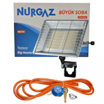 Casa si Gradina - Termice - Generatoare de aer cald - Soba cu arzator mare, 3000 W, 220 g/h + Kit reglabil gpl RH-10 + Tub flex 2M+2 Coliere - Infinity.ro