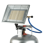 Casa si Gradina - Termice - Generatoare de aer cald - Soba cu arzator mare, 3000 W, 220 g/h, Invelis din tabla galvanizata - Infinity.ro