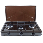 Sport si Outdoor - Camping - Bucatarie de camping - Arzatoare si accesorii - Aragaz maro, 3 ochiuri - Infinity.ro