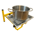 Casa si Gradina - Termice - Generatoare de aer cald - Soba cu arzator Orgaz mare cu suport, 3500 W, 220 g/h + Kit reglabil gpl RH-10 + Tub flex 2M+2 Coliere - Infinity.ro