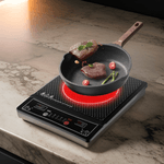 Electronice si Electrocasnice - Aragazuri, cuptoare si hote - Plite incorporabile - Plite cu inductie - Plita cu inductie 2000 W Cheffinger CF-IND2000 - Infinity.ro