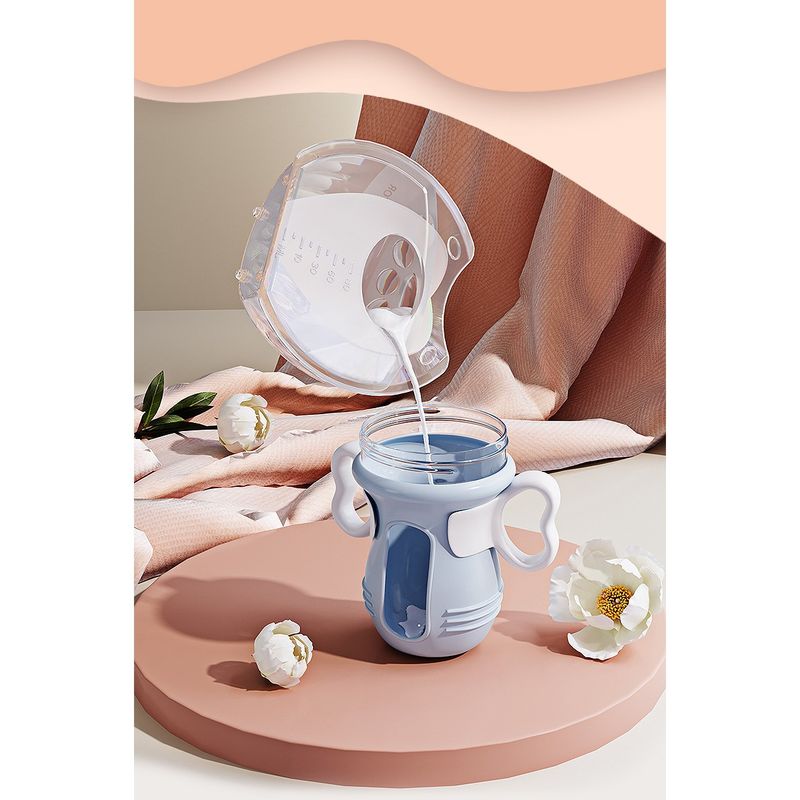 Jucarii, Copii si Bebe - Maternitate - Accesorii alaptare - Colector de Lapte Matern, Flippy, din Silicon Safety, Anti-debordare, 80 ml, Transparent - Infinity.ro