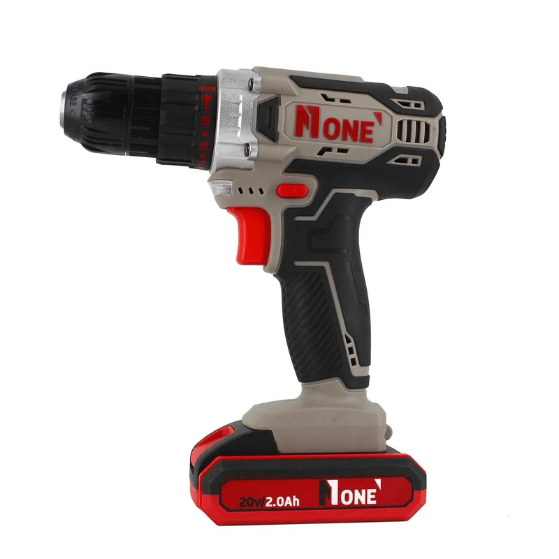 Casa si Gradina - Constructii - Scule electrice si accesorii - Masini de gaurit si insurubat - Masina de gaurit si insurubat cu 2 acumulatori Number One , 20 V, 2.0 Ah, 32 Nm, 400 rpm insurubare, 1400 rpm gaurire - Infinity.ro