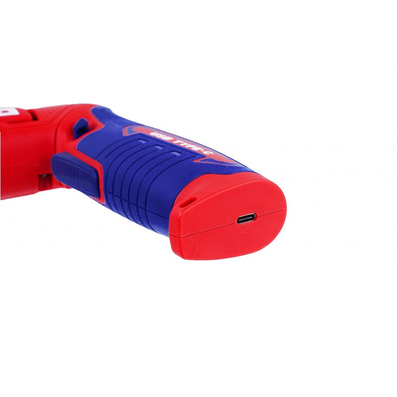 Casa si Gradina - Constructii - Scule electrice si accesorii - Masini de gaurit si insurubat - Surubelnita cu incarcare prin cablu USB, 8V, 6Nm, maner reglabil, 17 accesorii, geanta inclusa - ECSR0803, EMTOP - Infinity.ro
