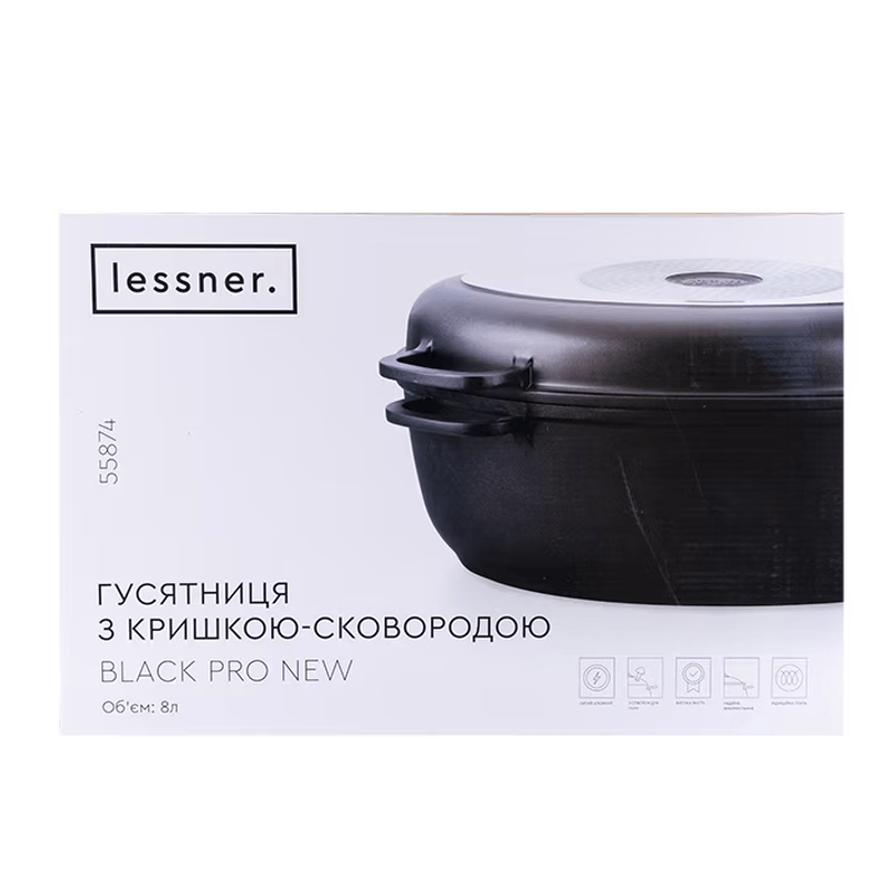 Casa si Gradina - Bucatarie si vesela - Vase pentru gatit - Oale si cratite - Roaster oval, dimensiune 38 cm, capac din sticla, capacitate 8L, cod 55874 - Infinity.ro