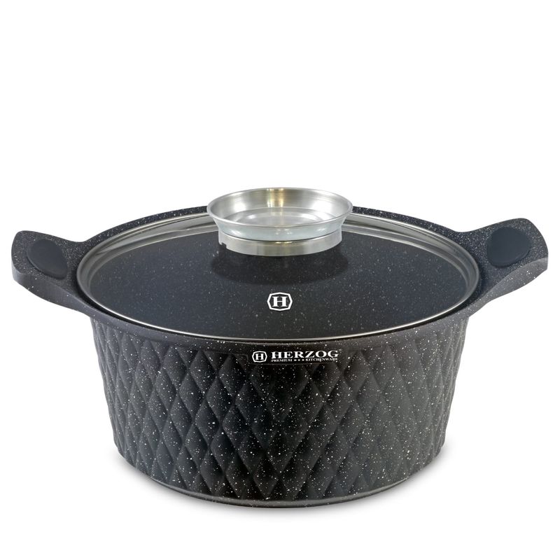 Casa si Gradina/Bucatarie si vesela/Vase pentru gatit/Oale si cratite - Cratita diamond HR-5216, 20cm/2.4L - Infinity.ro
