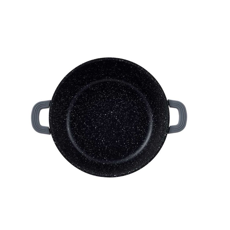 Casa si Gradina - Bucatarie si vesela - Vase pentru gatit - Oale si cratite - Cratita cu capac CF-DC20, acoperire din marmura, 20 cm / 2 L - Infinity.ro