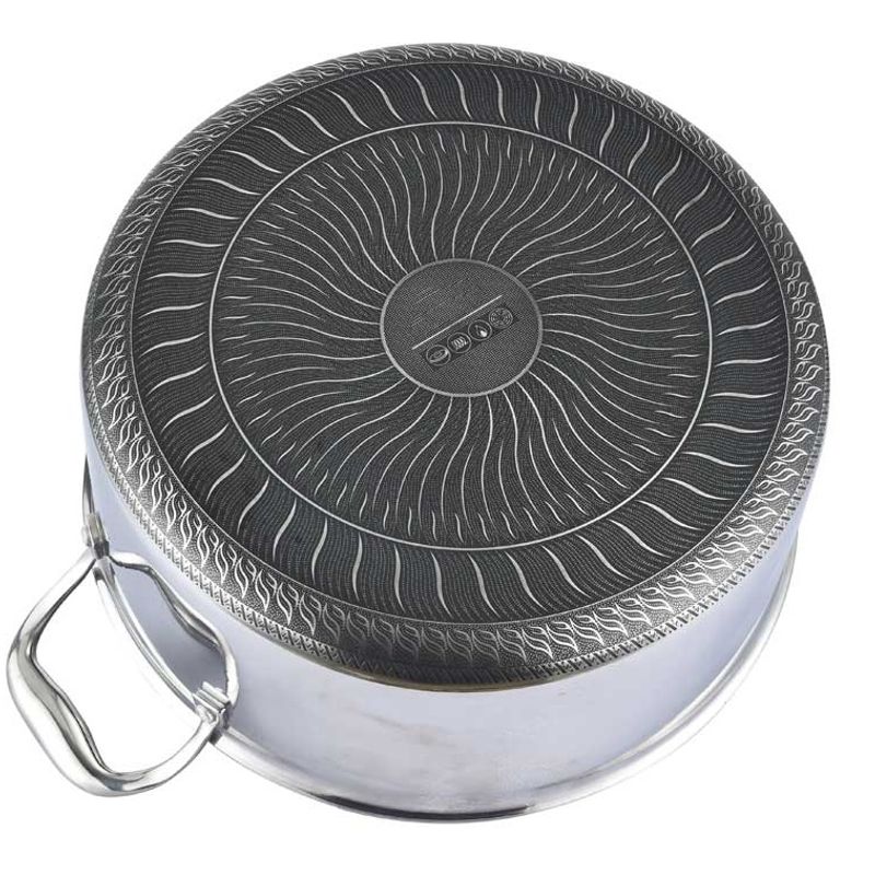 Casa si Gradina - Bucatarie si vesela - Vase pentru gatit - Oale si cratite - Cratita de inox joasa CF-PSC-28, anti zgarieturi, 28cm, 4L - Infinity.ro