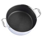 Casa si Gradina - Bucatarie si vesela - Vase pentru gatit - Oale si cratite - Cratita de inox joasa CF-PSC-28, anti zgarieturi, 28cm, 4L - Infinity.ro
